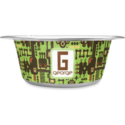 Industrial Robot 1 Stainless Steel Dog Bowl (Personalized)