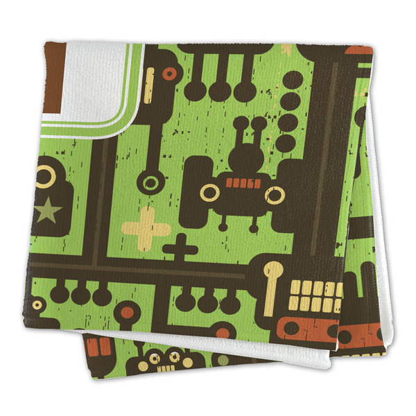 Industrial Robot 1 Microfiber Dish Rag - FOLDED (square)