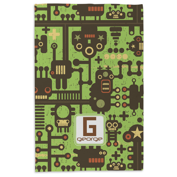 Industrial Robot 1 Microfiber Dish Towel - APPROVAL