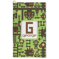 Industrial Robot 1 Microfiber Golf Towel - Large (Personalized)