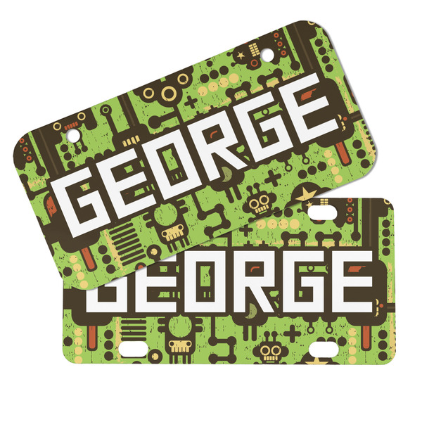 Industrial Robot 1 Mini License Plates - MAIN (4 and 2 Holes)