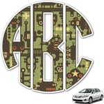 Industrial Robot 1 Monogram Car Decal (Personalized)