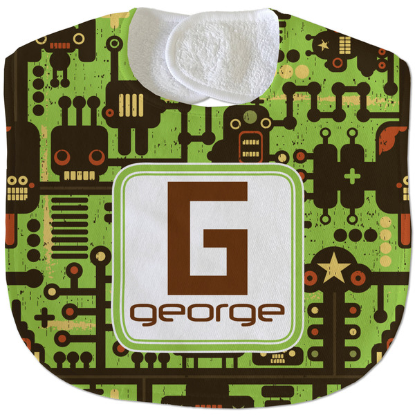 Industrial Robot 1 New Baby Bib - Closed and Folded