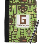Industrial Robot 1 Notebook Padfolio - Large w/ Name and Initial