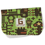 Industrial Robot 1 Burp Cloth - Fleece w/ Name and Initial
