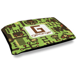 Industrial Robot 1 Dog Bed w/ Name and Initial