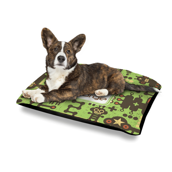 Industrial Robot 1 Outdoor Dog Beds - Medium - IN CONTEXT