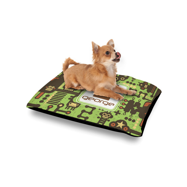 Industrial Robot 1 Outdoor Dog Beds - Small - IN CONTEXT