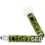 Industrial Robot 1 Pacifier Clip (Personalized)