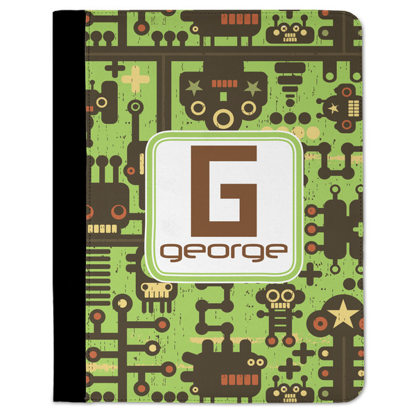 Custom Industrial Robot 1 Padfolio Clipboard - Large (Personalized)