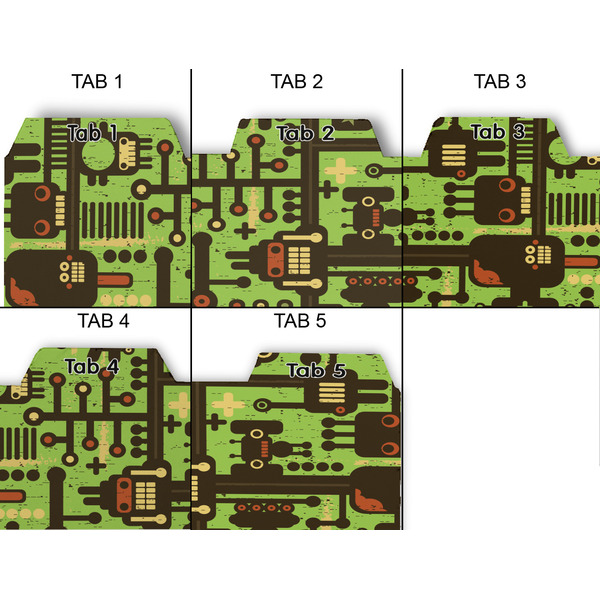 Industrial Robot 1 Page Dividers - Set of 5 - Approval