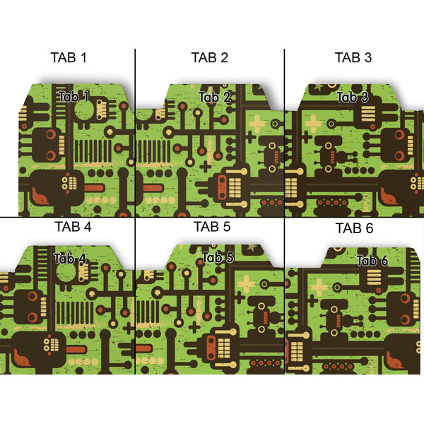 Industrial Robot 1 Page Dividers - Set of 6 - Approval