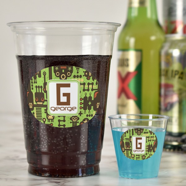 Industrial Robot 1 Party Cups - 16oz - In Context