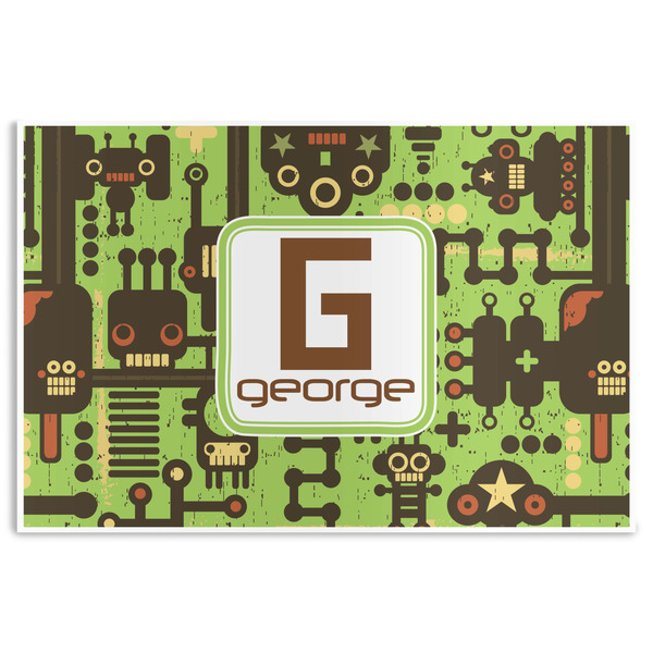 Custom Industrial Robot 1 Disposable Paper Placemats (Personalized)