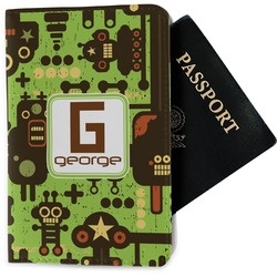 Industrial Robot 1 Passport Holder - Fabric (Personalized)