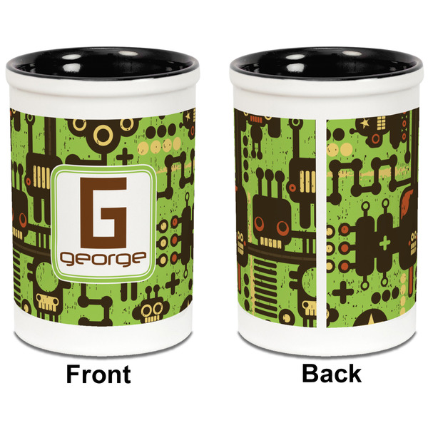 Industrial Robot 1 Pencil Holder - Black - approval