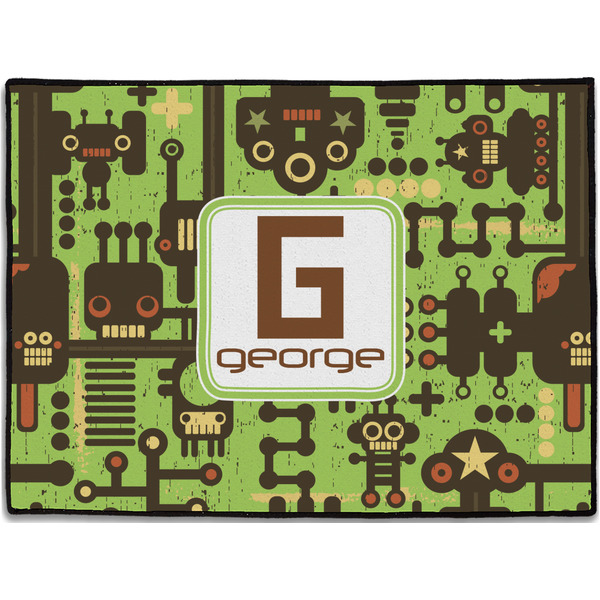 Custom Industrial Robot 1 Door Mat (Personalized)