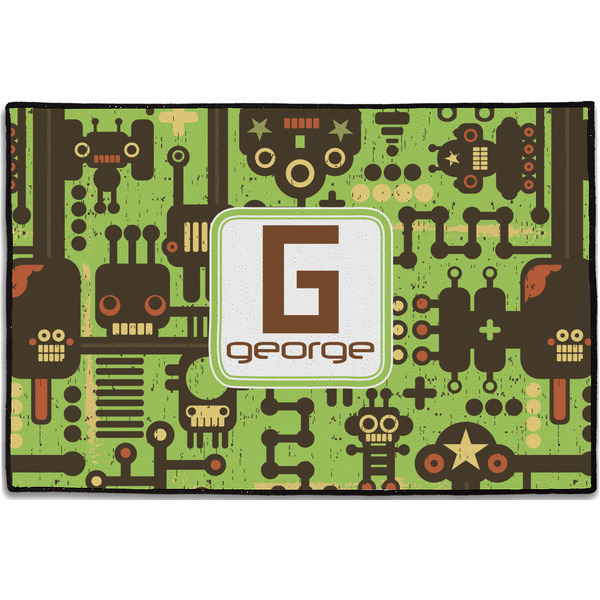 Industrial Robot 1 Personalized Door Mat - 36x24 (APPROVAL)