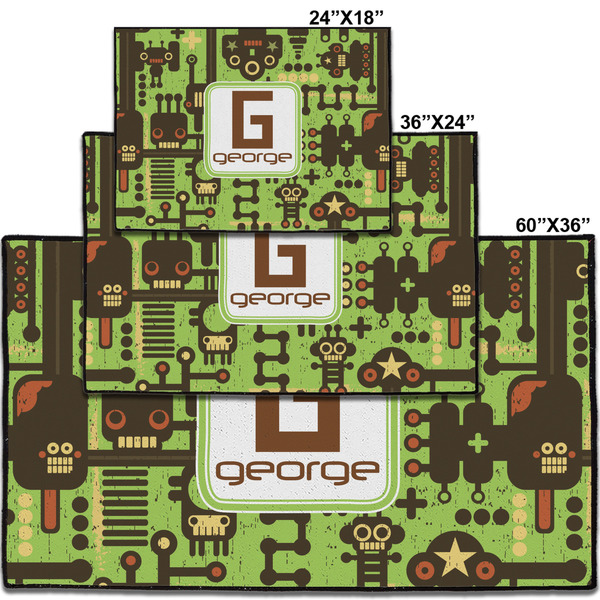 Industrial Robot 1 Personalized Door Mat - Group Parent IMF