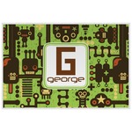 Industrial Robot 1 Laminated Placemat w/ Name and Initial