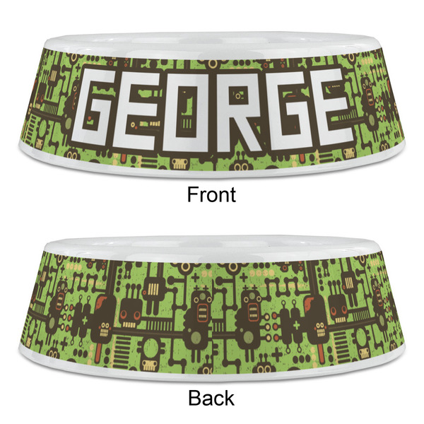 Industrial Robot 1 Plastic Pet Bowls - Large - APPROVAL