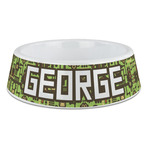 Industrial Robot 1 Plastic Dog Bowl - Large (Personalized)