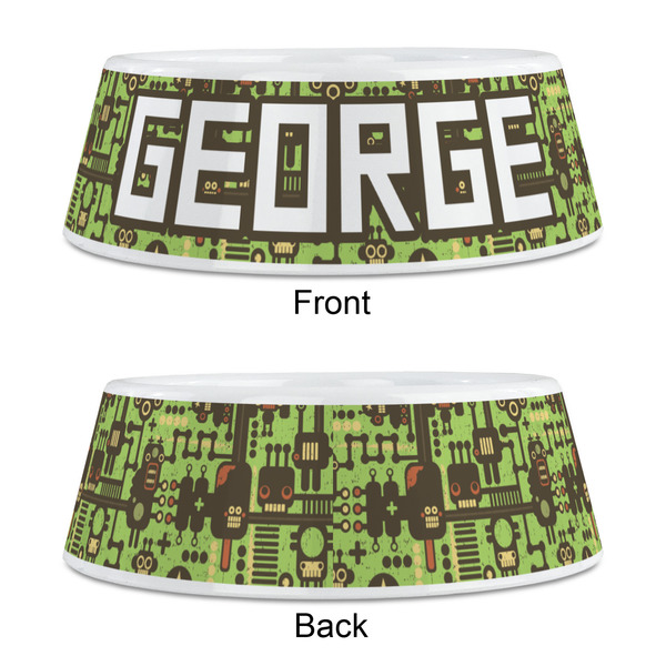 Industrial Robot 1 Plastic Pet Bowls - Medium - APPROVAL