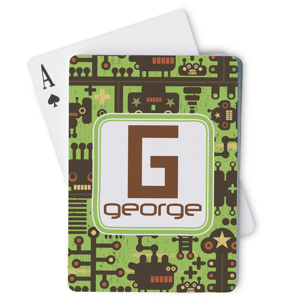 Custom Industrial Robot 1 Playing Cards (Personalized)