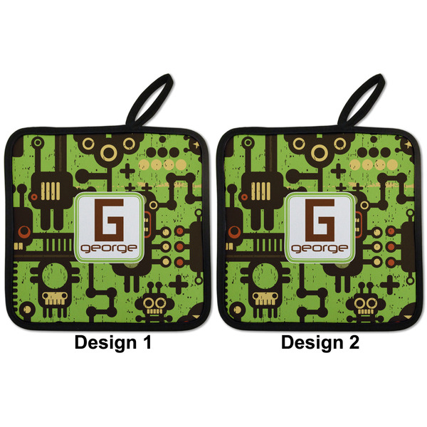 Industrial Robot 1 Pot Holders - Set of 2 APPROVAL