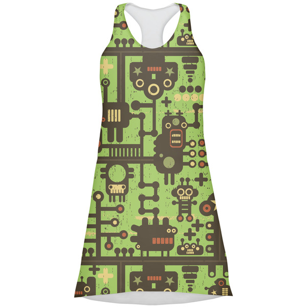 Custom Industrial Robot 1 Racerback Dress