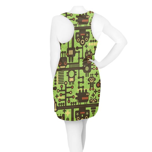 Industrial Robot 1 Racerback Dress - On Model - Back