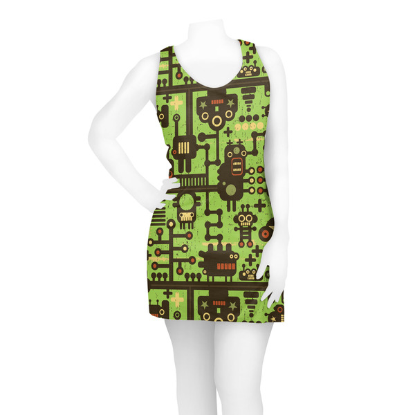 Industrial Robot 1 Racerback Dress - On Model - Front