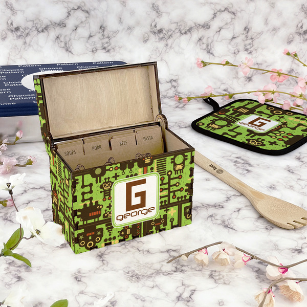 Industrial Robot 1 Recipe Box - Full Color - In Context