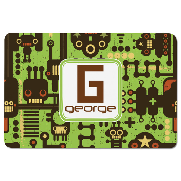 Industrial Robot 1 Rectangular Fridge Magnet - FRONT