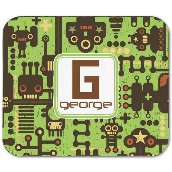 Industrial Robot 1 Rectangular Mouse Pad - APPROVAL