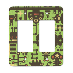 Industrial Robot 1 Rocker Style Light Switch Cover - Two Switch
