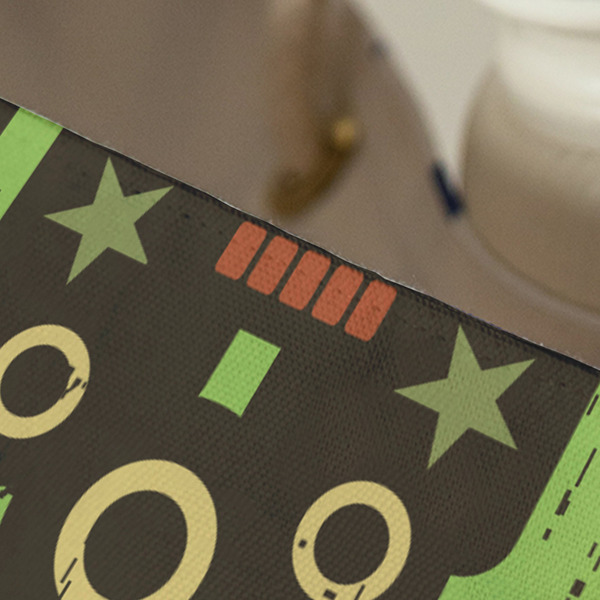 Industrial Robot 1 Large Rope Tote - Close Up View