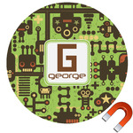 Industrial Robot 1 Car Magnet (Personalized)