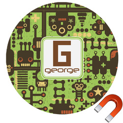 Industrial Robot 1 Car Magnet (Personalized)
