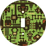 Industrial Robot 1 Round Light Switch Cover
