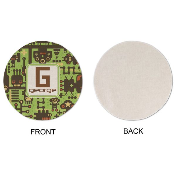 Industrial Robot 1 Round Linen Placemats - APPROVAL (single sided)
