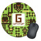 Industrial Robot 1 Round Mouse Pad