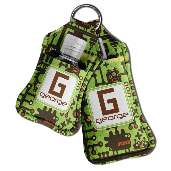 Industrial Robot 1 Sanitizer Holder Keychain - Both in Case (PARENT)