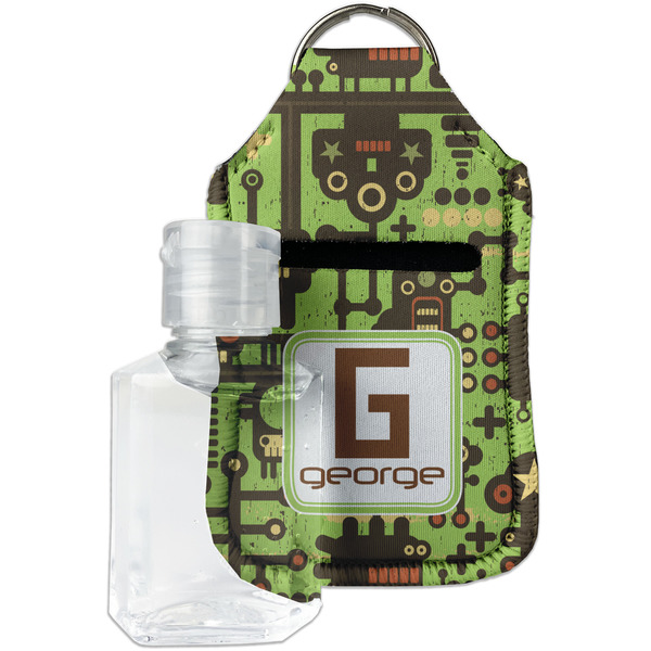 Custom Industrial Robot 1 Hand Sanitizer & Keychain Holder - Small (Personalized)