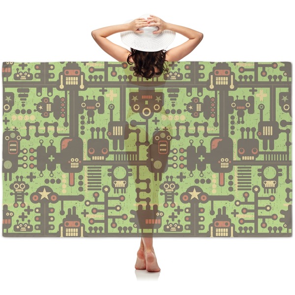 Custom Industrial Robot 1 Sheer Sarong