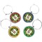 Industrial Robot 1 Wine Charms (Set of 4) (Personalized)