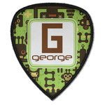 Industrial Robot 1 Iron on Shield Patch A w/ Name and Initial