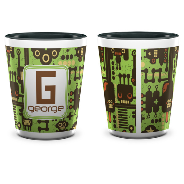 Industrial Robot 1 Shot Glass - Two Tone - APPROVAL