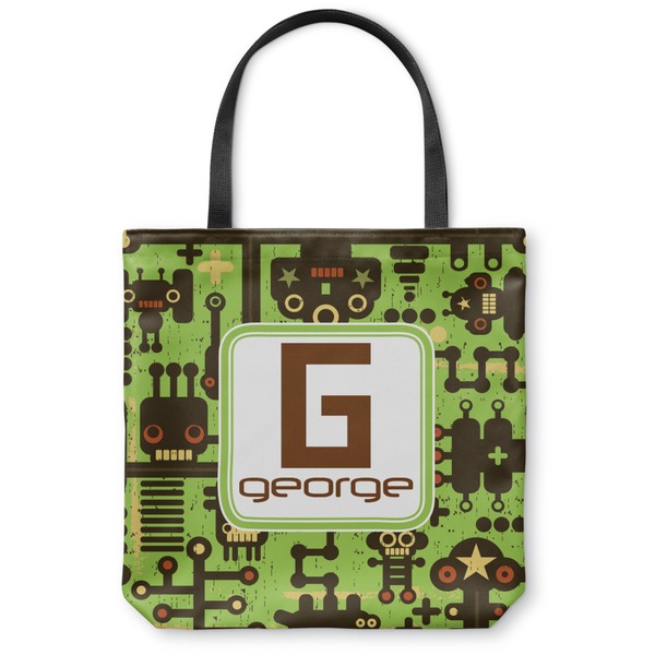 Custom Industrial Robot 1 Canvas Tote Bag - Small - 13"x13" (Personalized)
