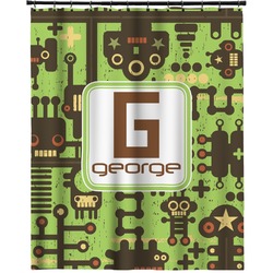 Industrial Robot 1 Extra Long Shower Curtain - 70"x84" (Personalized)